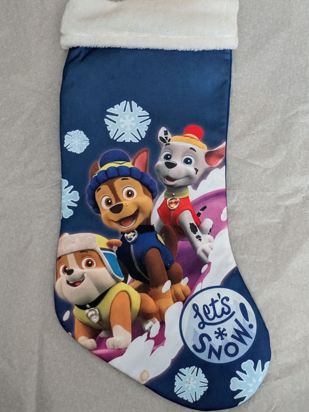 Paw Patrol Holiday Dog Stocking - Navy Blue